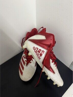 Adidas Freak Football Cleats White & Red - Mens Size 12